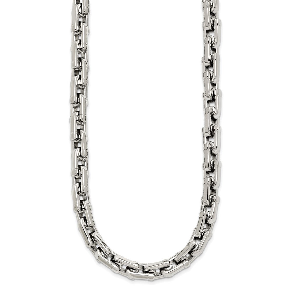 Chisel Stainless Steel Polished Link Necklace
