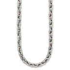 Chisel Stainless Steel Polished Link Necklace