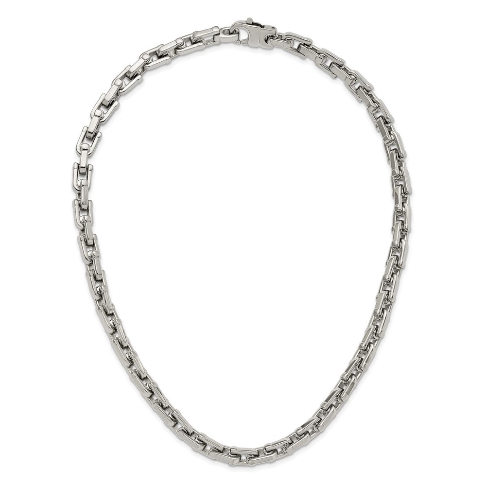 Chisel Stainless Steel Polished Link Necklace