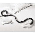 Chisel Stainless Steel Polished Black IP-plated Link Necklace