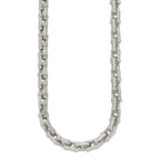 Chisel Stainless Steel Brushed and Polished Necklace