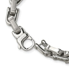 Chisel Stainless Steel Brushed and Polished Necklace