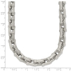 Chisel Stainless Steel Brushed and Polished Necklace