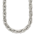 Chisel Stainless Steel Brushed and Polished Necklace