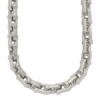 Chisel Stainless Steel Brushed and Polished Necklace