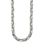 Chisel Stainless Steel Brushed and Polished Necklace