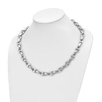 Chisel Stainless Steel Brushed and Polished Necklace