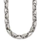 Chisel Stainless Steel Brushed and Polished Necklace