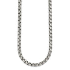Chisel Stainless Steel Polished Rounded Box Chain