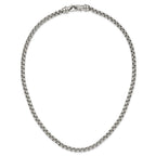 Chisel Stainless Steel Polished Rounded Box Chain