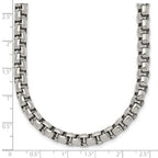 Chisel Stainless Steel Polished Rounded Box Chain