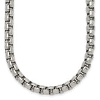 Chisel Stainless Steel Polished Rounded Box Chain