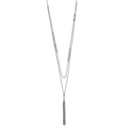 Chisel Stainless Steel Polished Infinity Multi Strand 28 inch with a 2 inch Extension Necklace