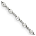 Stainless Steel Polished 2.9mm Fancy Link Chain