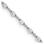 Stainless Steel Polished 2.9mm Fancy Link Chain