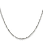 Chisel Stainless Steel Polished 3.2mm Rolo Chain