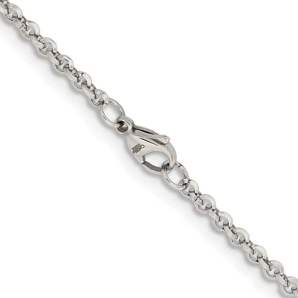 Chisel Stainless Steel Polished 3.2mm Rolo Chain