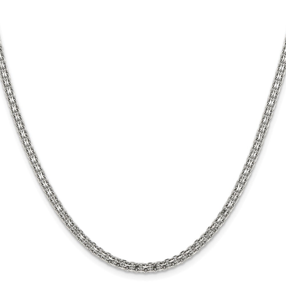 Chisel Stainless Steel Polished 3.1mm Bismark Chain
