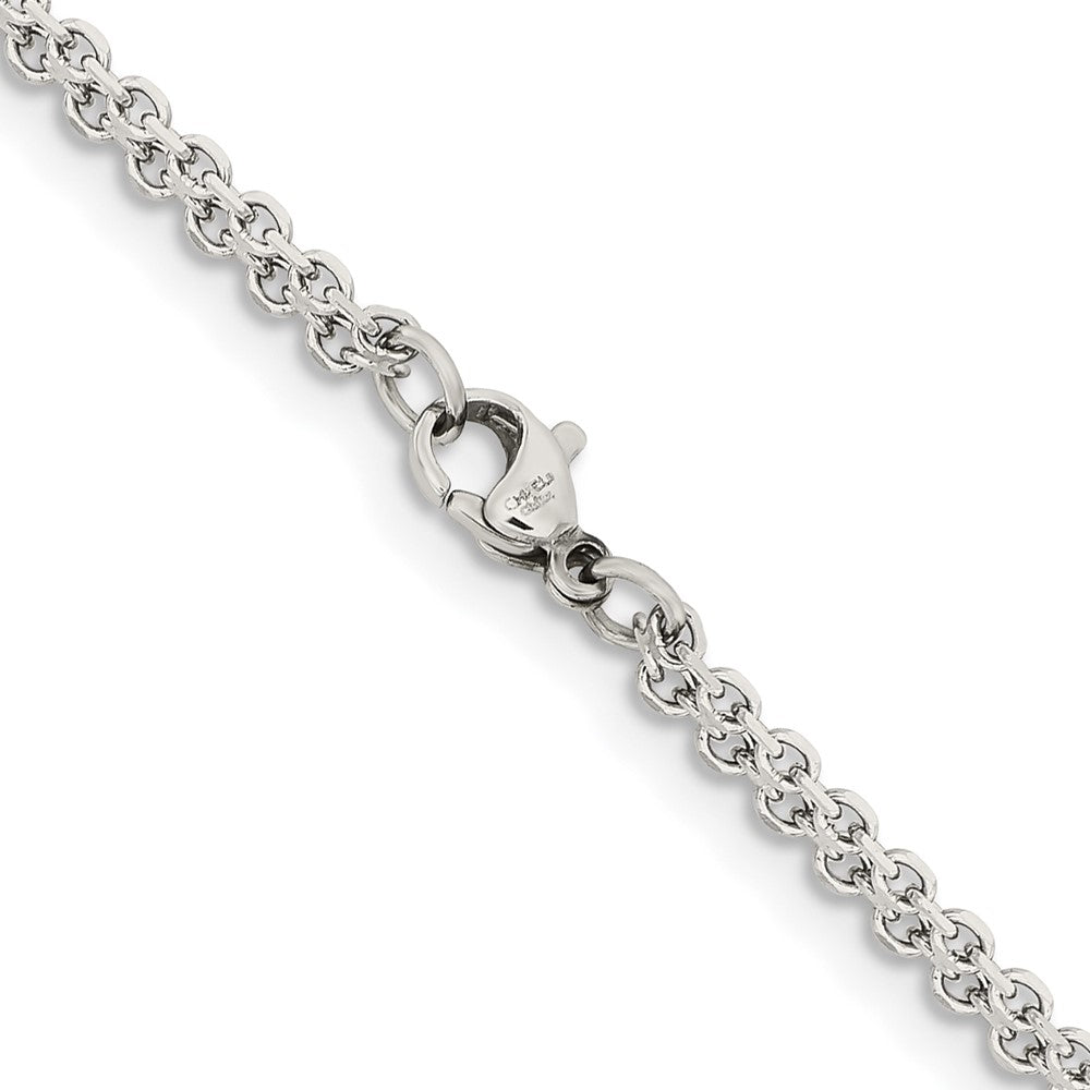Chisel Stainless Steel Polished 3.1mm Bismark Chain
