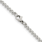 Chisel Stainless Steel Polished 3.1mm Bismark Chain