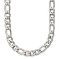 Chisel Stainless Steel Satin 7mm Figaro Chain