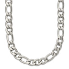 Chisel Stainless Steel Satin 7mm Figaro Chain