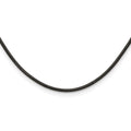 Chisel 3mm Genuine Leather Greece Textured Necklace