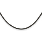 Chisel 3mm Genuine Leather Greece Textured Necklace