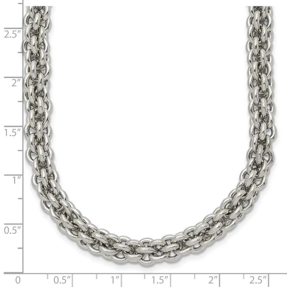 Chisel Stainless Steel Polished Necklace