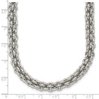 Chisel Stainless Steel Polished Necklace