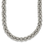 Chisel Stainless Steel Polished Necklace