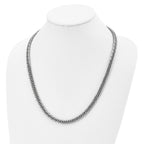 Chisel Stainless Steel Polished Double Curb Chain Necklace