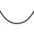 Chisel 3mm Genuine Leather Weave Necklace