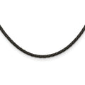 Chisel 4mm Genuine Leather Weave Necklace
