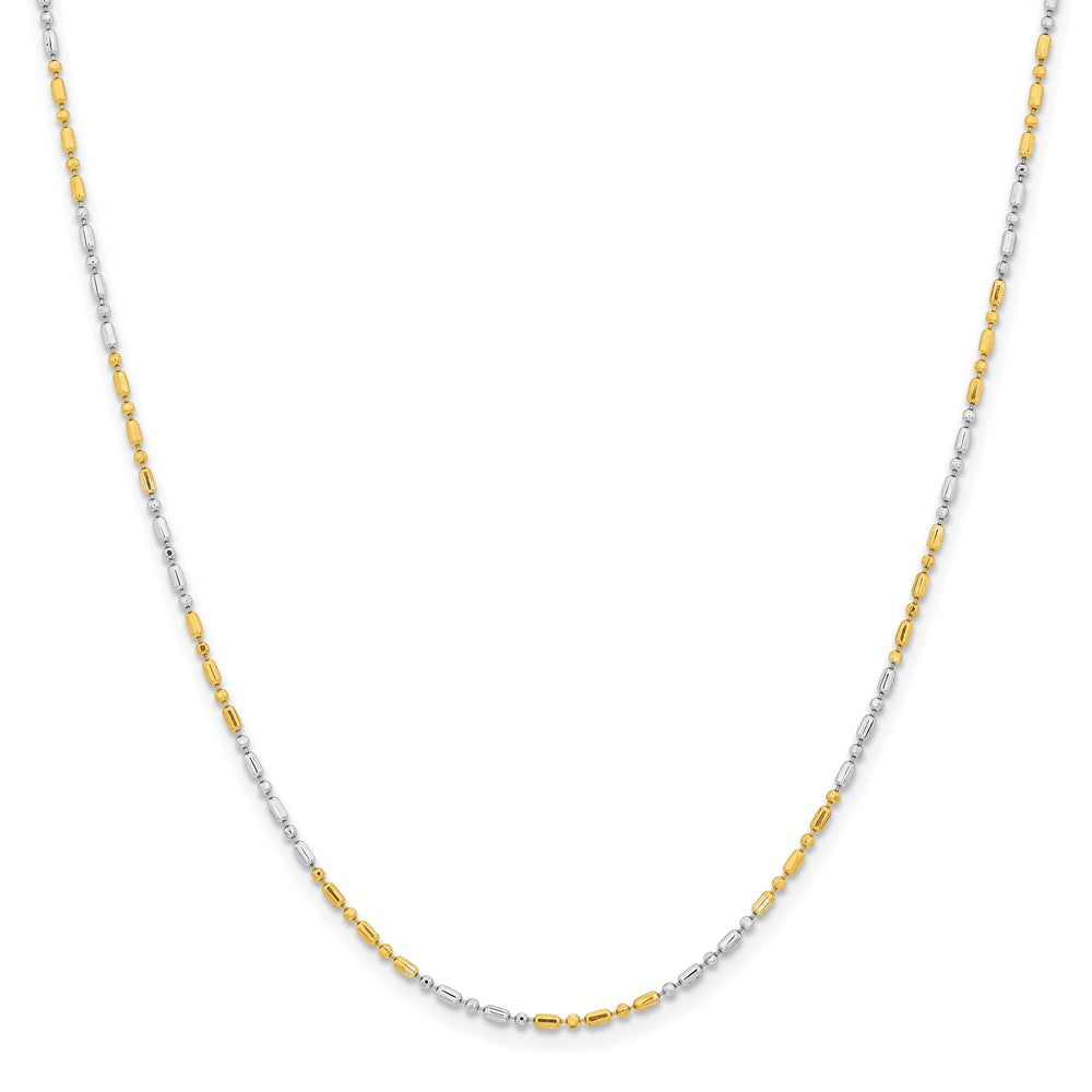 Chisel Two-tone Brass 1.2mm Fancy Chain