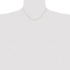 Chisel Two-tone Brass 1.5mm Ball Chain