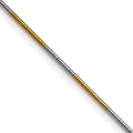 Chisel Two-tone Brass 1.00mm Snake Chain