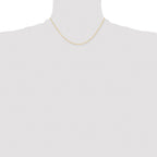 Chisel Gold-tone Brass 1.50mm Plated Ball Chain