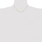 Chisel Gold-tone Brass 2.00mm Plated Ball Chain