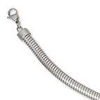Chisel Stainless Steel Polished 8mm Necklace
