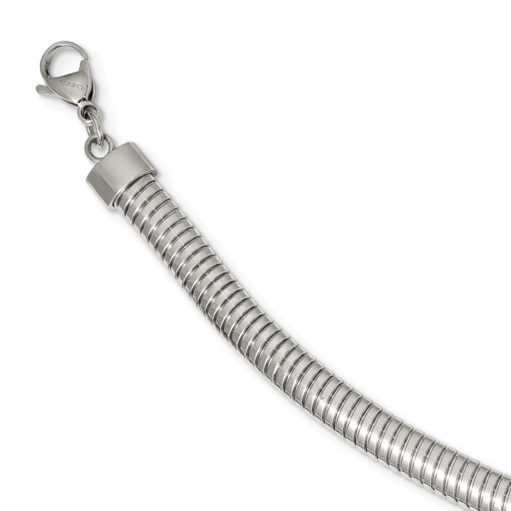 Chisel Stainless Steel Polished 8mm Necklace