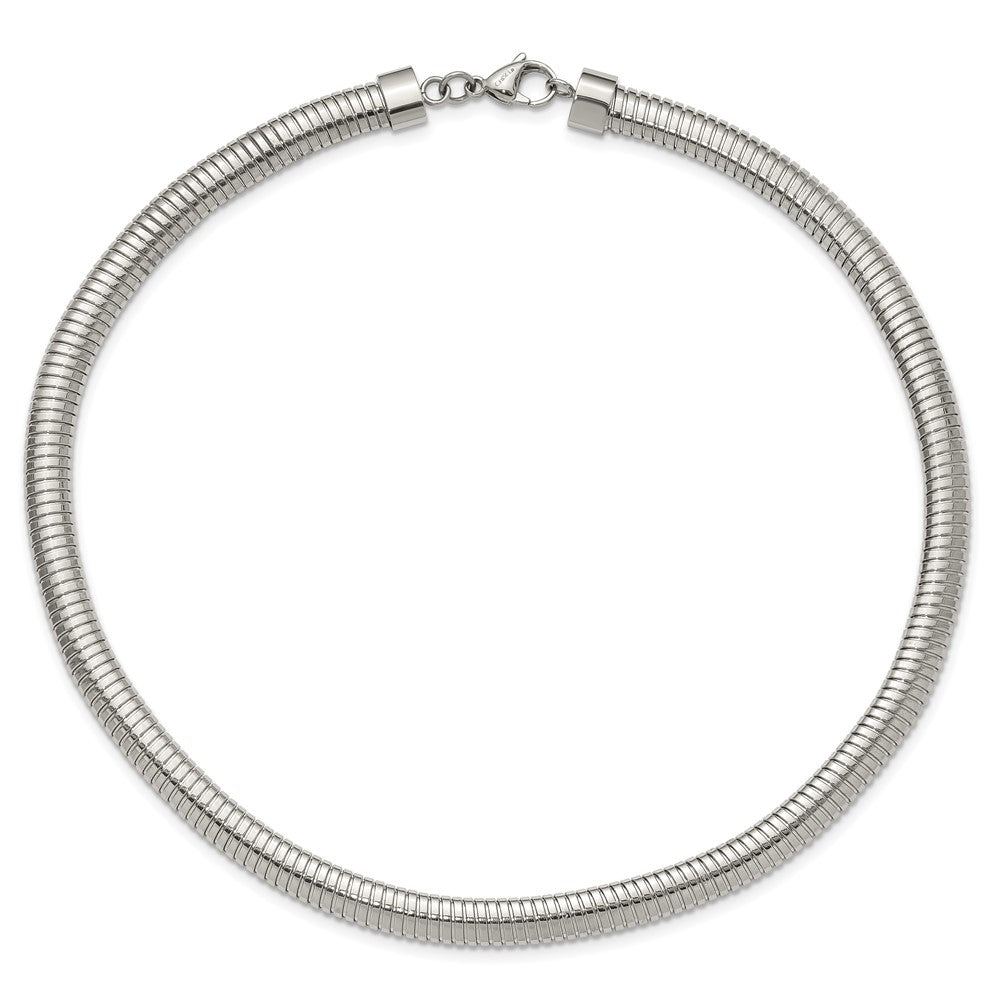 Chisel Stainless Steel Polished 8mm Necklace