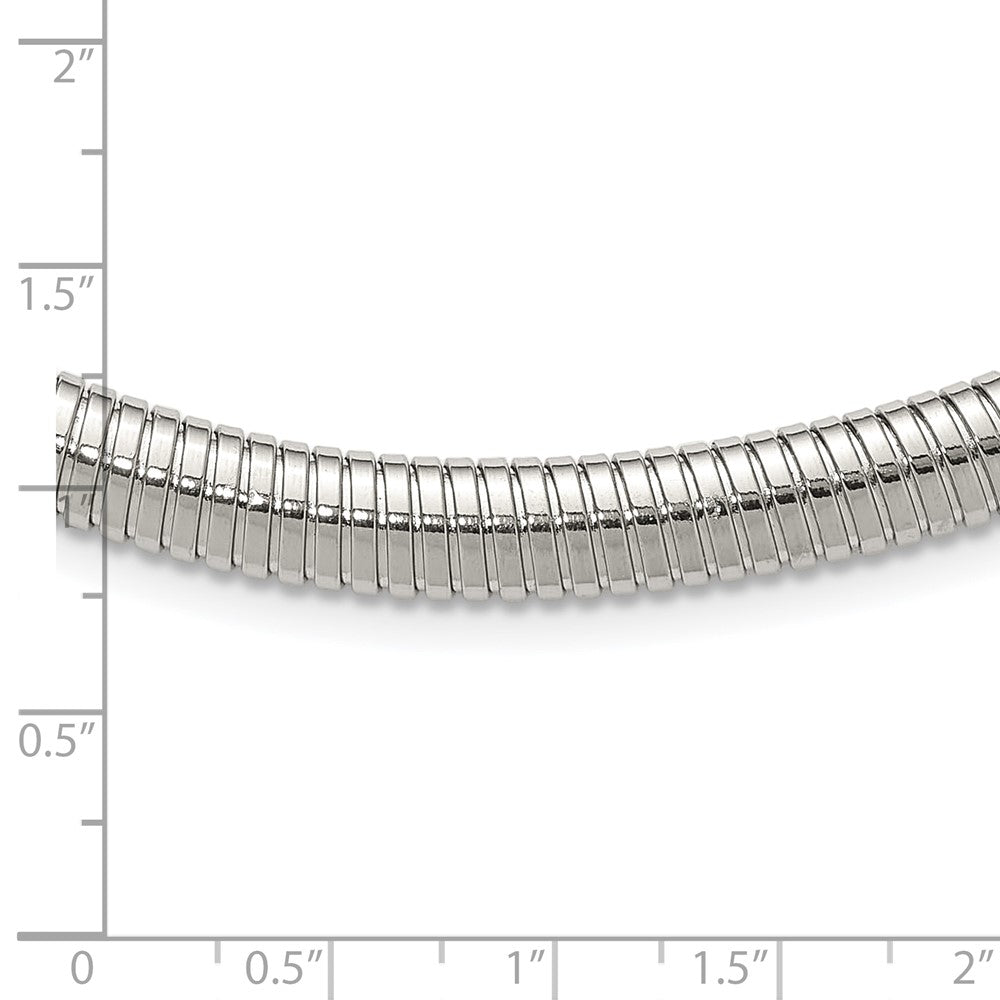 Chisel Stainless Steel Polished 8mm Necklace