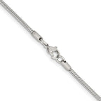 Chisel Stainless Steel Polished 2mm Snake Chain