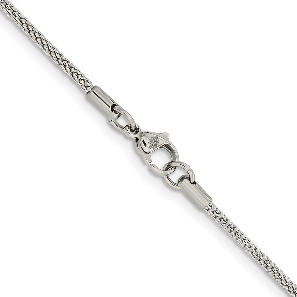 Chisel Stainless Steel Polished 2mm Bismark Chain