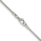 Chisel Stainless Steel Polished 2mm Bismark Chain
