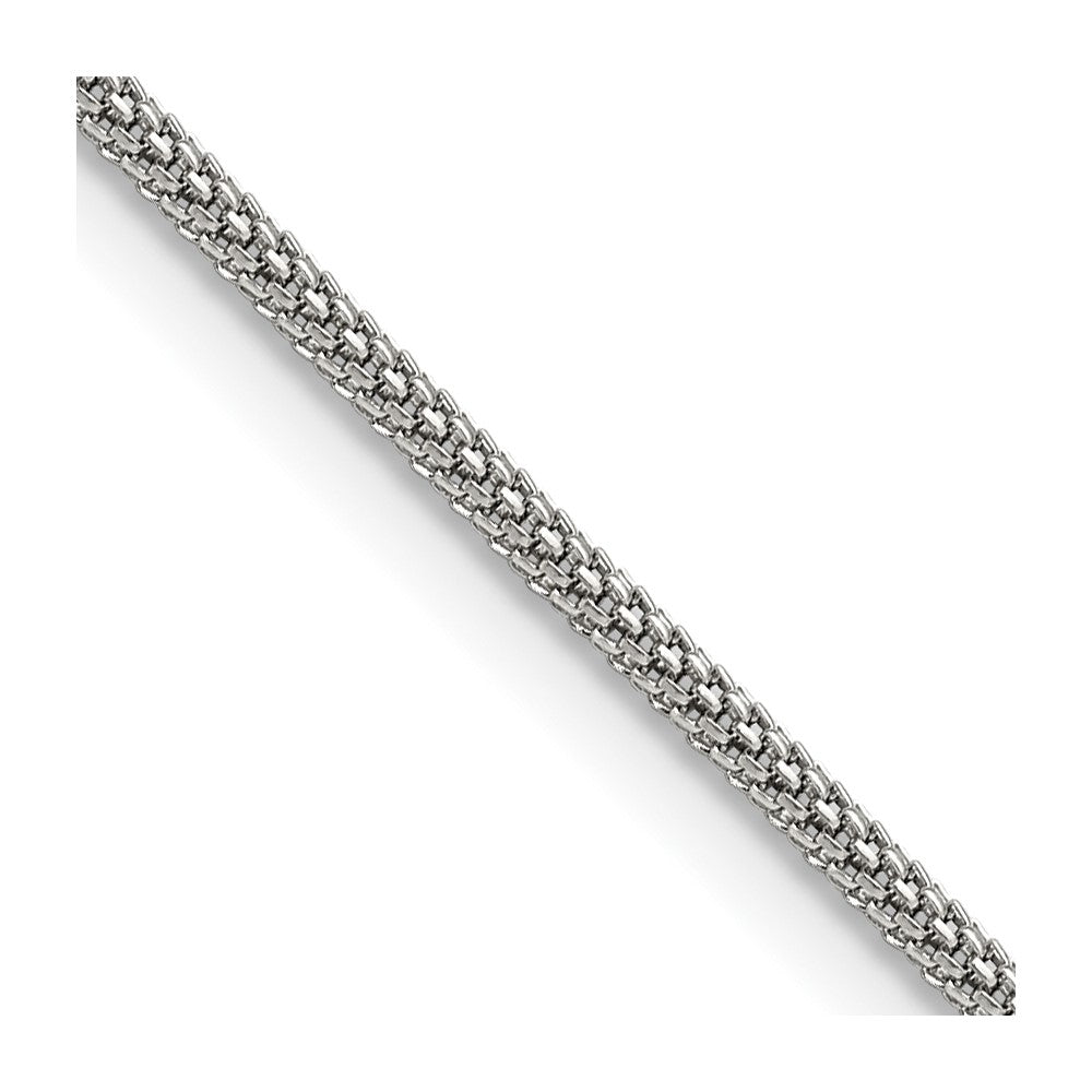 Chisel Stainless Steel Polished 2mm Bismark Chain