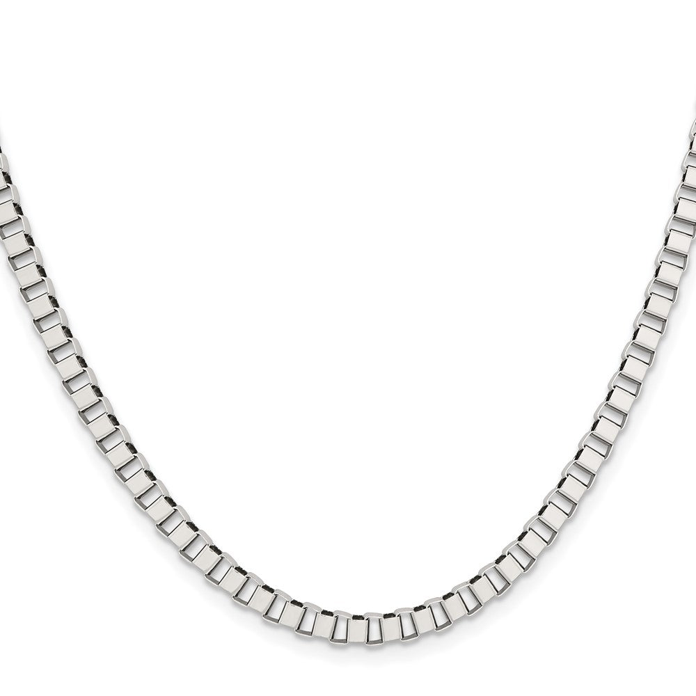 Chisel Stainless Steel Polished 4mm Box Chain