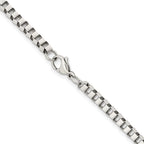 Chisel Stainless Steel Polished 4mm Box Chain