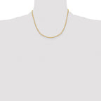 Chisel Stainless Steel Polished Yellow IP-plated 3mm Ball Chain